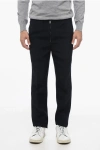 GIVENCHY WOOL SLIM-FIT PANTS WITH DRAWSTRINGS