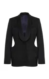 Givenchy Wool Smoking Jacket In Black