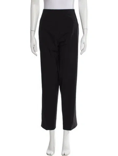 Pre-owned Givenchy Wool Straight Leg Pants In Gray