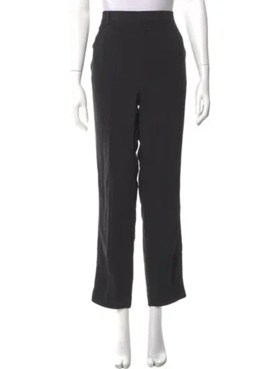 Pre-owned Givenchy Wool Straight Leg Pants In Gray