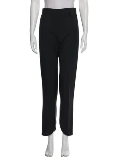 Pre-owned Givenchy Wool Straight Leg Pants In Gray