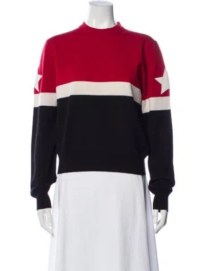 Pre-owned Givenchy Wool Striped Sweater In Multi