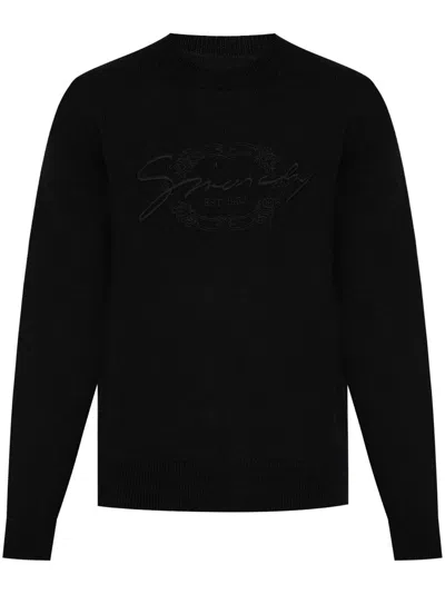Givenchy Jersey-knit Crew-neck Sweatshirt In Black