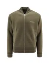 Givenchy Wool Sweatshirt With Back 4g Logo In Green