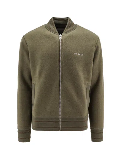 GIVENCHY WOOL SWEATSHIRT WITH BACK 4G LOGO