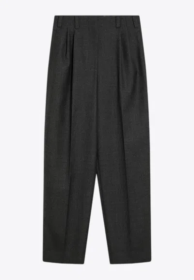 Givenchy Wool Tailored Pants In Gray