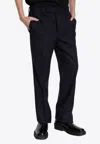 Givenchy Wool Tailored Pants In Navy