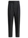 Givenchy Wool Tailored Pants Trousers Grey In Black