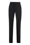 Givenchy Slim-fit Tailored Wool Trousers In Black