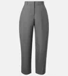Givenchy Wool Tapered Pants In Gray