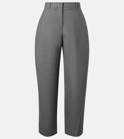 Givenchy Wool Tapered Pants In Gray