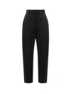 Givenchy Wool Cocoon Trousers In Black