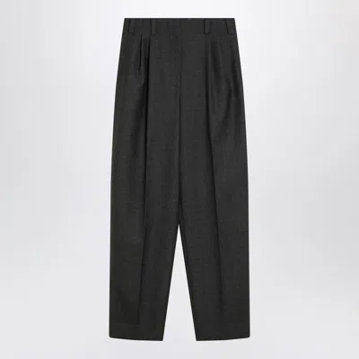 Givenchy Grey Wool Trousers Women In Gray