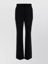 Givenchy Wool Trousers With High Waist And Wide Leg In Black