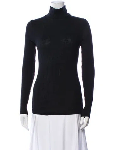 Pre-owned Givenchy Wool Turtleneck Sweater In Black
