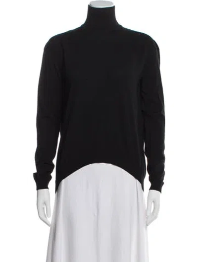 Pre-owned Givenchy Wool Turtleneck Sweater In Gray