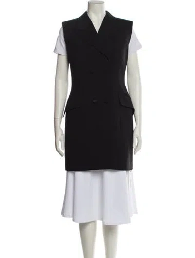 Pre-owned Givenchy Wool Vest In Black