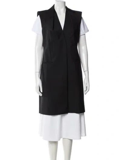 Pre-owned Givenchy Wool Vest In Black