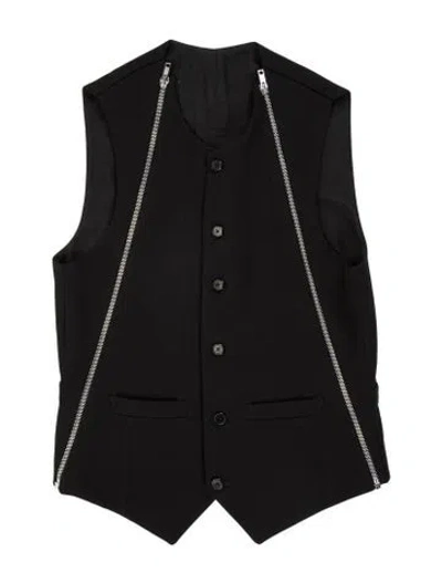 Pre-owned Givenchy Wool Vest In Black