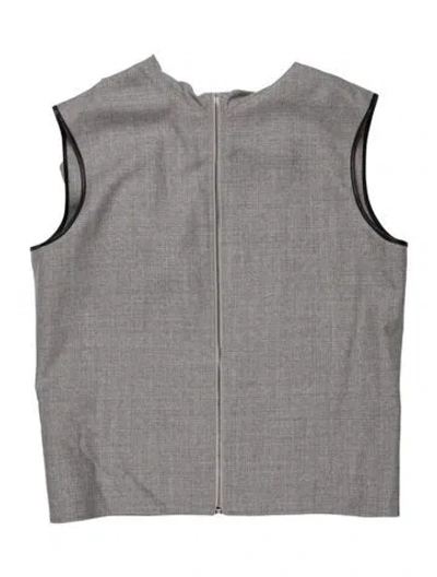 Pre-owned Givenchy Wool Vest In Gray