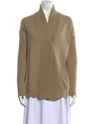 Pre-owned Givenchy Wool V-neck Sweater In Neutral