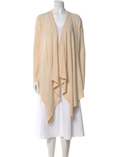 Pre-owned Givenchy Wool V-neck Sweater In Neutral