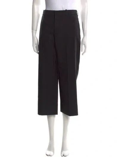 Pre-owned Givenchy Wool Wide Leg Pants W/ Tags In Black