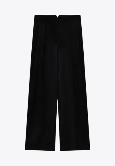 GIVENCHY WOOL WIDE-LEG TAILORED PANTS