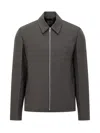 Givenchy Wool Zipped Jacket In Gray