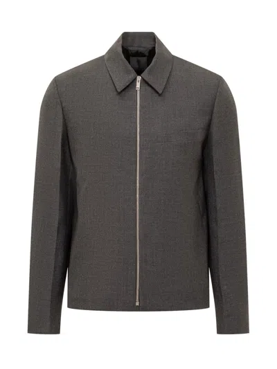 Givenchy Wool Zipped Jacket In Grey