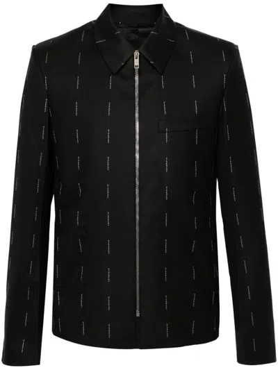 Givenchy Wool Zipped Jacket In Black