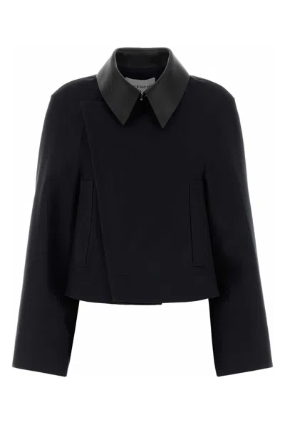 GIVENCHY GIVENCHY WOOL-BLEND CROPPED JACKET