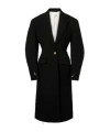 Givenchy Cocoon Fitted Coat In Wool In Black