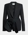 Givenchy Wool-mohair Bow Jacket In Black
