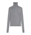 Givenchy Turtleneck Sweater In Wool And Silk In White
