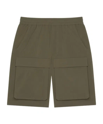 Givenchy Workwork Bermuda Shorts In Green