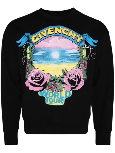 Givenchy World Tour Sweatshirt In Black