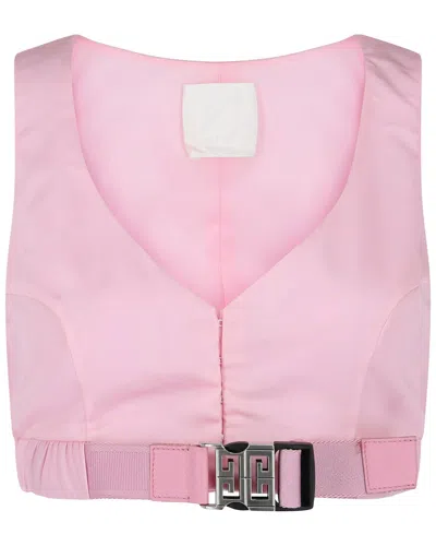 Givenchy Woven Top In Pink