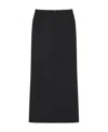 Givenchy Skirt In Wool And Mohair In Black