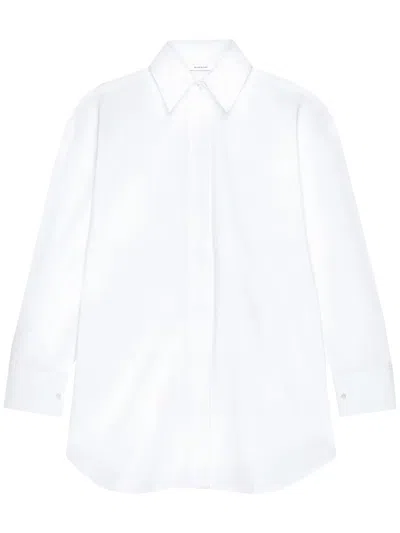 Givenchy Wrapped Long Sleeve Shirt In White