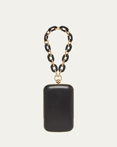 Givenchy Wristlet Clutch Bag In Nappa Leather In Black