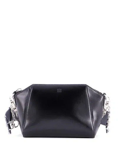 Pre-owned Givenchy X Chito Antigona Convertible Bag Leather Xs Shoulder Bag In Black