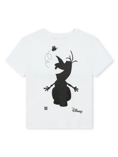 Givenchy Kids' X Disney Olaf T-shirt In White