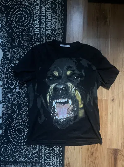 Pre-owned Givenchy X Riccardo Tisci Rottweiler Tee In Black