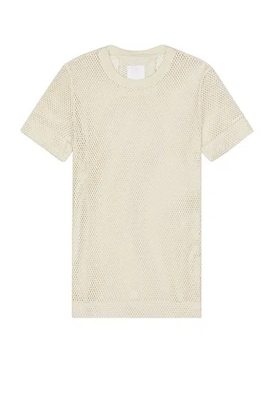 Givenchy Xslim Short Sleeve T-shirt In Off White