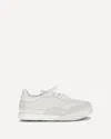 Givenchy White Calf Leather Bos Taurus Low Top Sneakers In Multi
