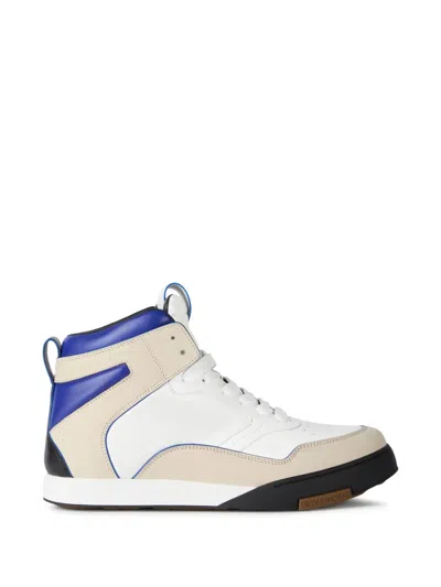 Givenchy Yard High-top Sneakers In Leather In White