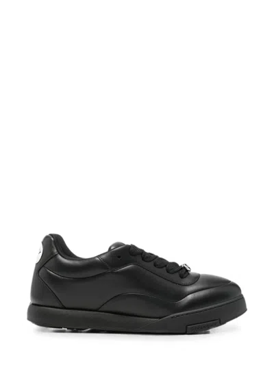 Givenchy Yard Leather Sneakers In Black