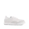 Givenchy White Calf Leather Bos Taurus Low Top Sneakers In White