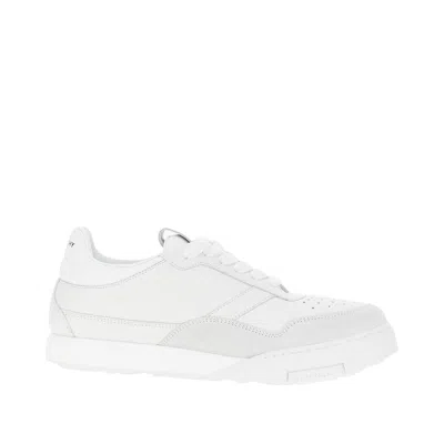 Givenchy White Calf Leather Bos Taurus Low Top Sneakers In Multi